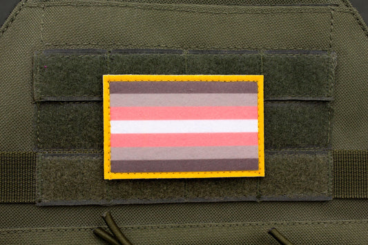 LGBTQ Demigirl flag hook and loop patch