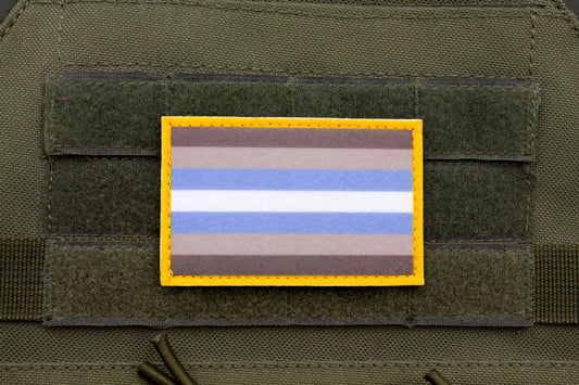 LGBTQ Demiboy flag hook and loop patch