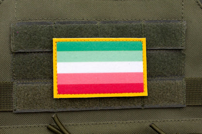 LGBTQ Abrosexual flag hook and loop patch