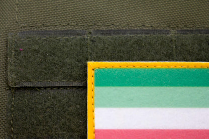 LGBTQ Abrosexual flag hook and loop patch