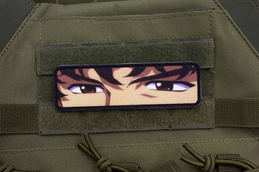 Spike Spiegel eyes Cowboy Bebop anime hook and loop patch