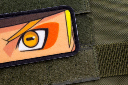 Naruto eyes anime hook and loop patch