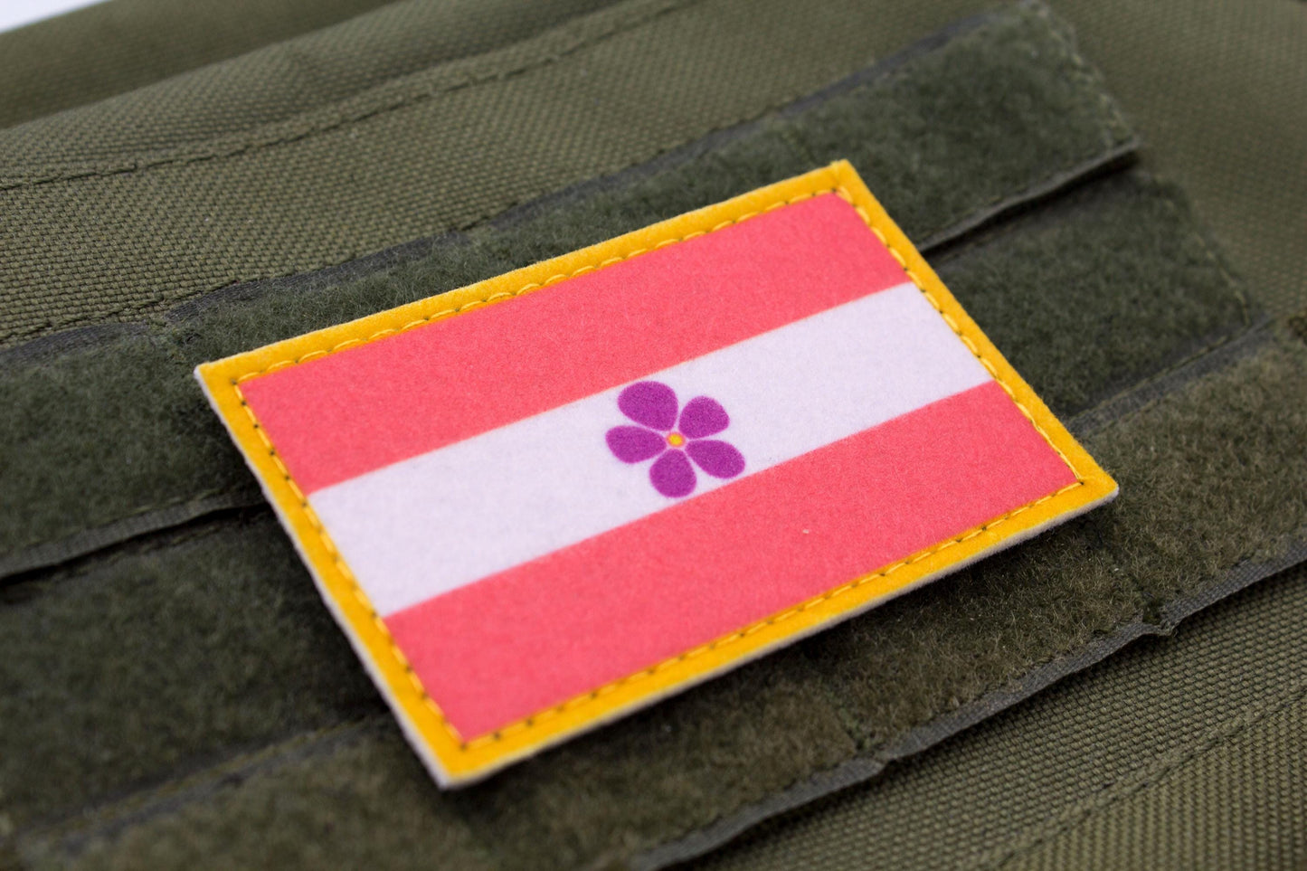 Sapphic flag hook and loop patch