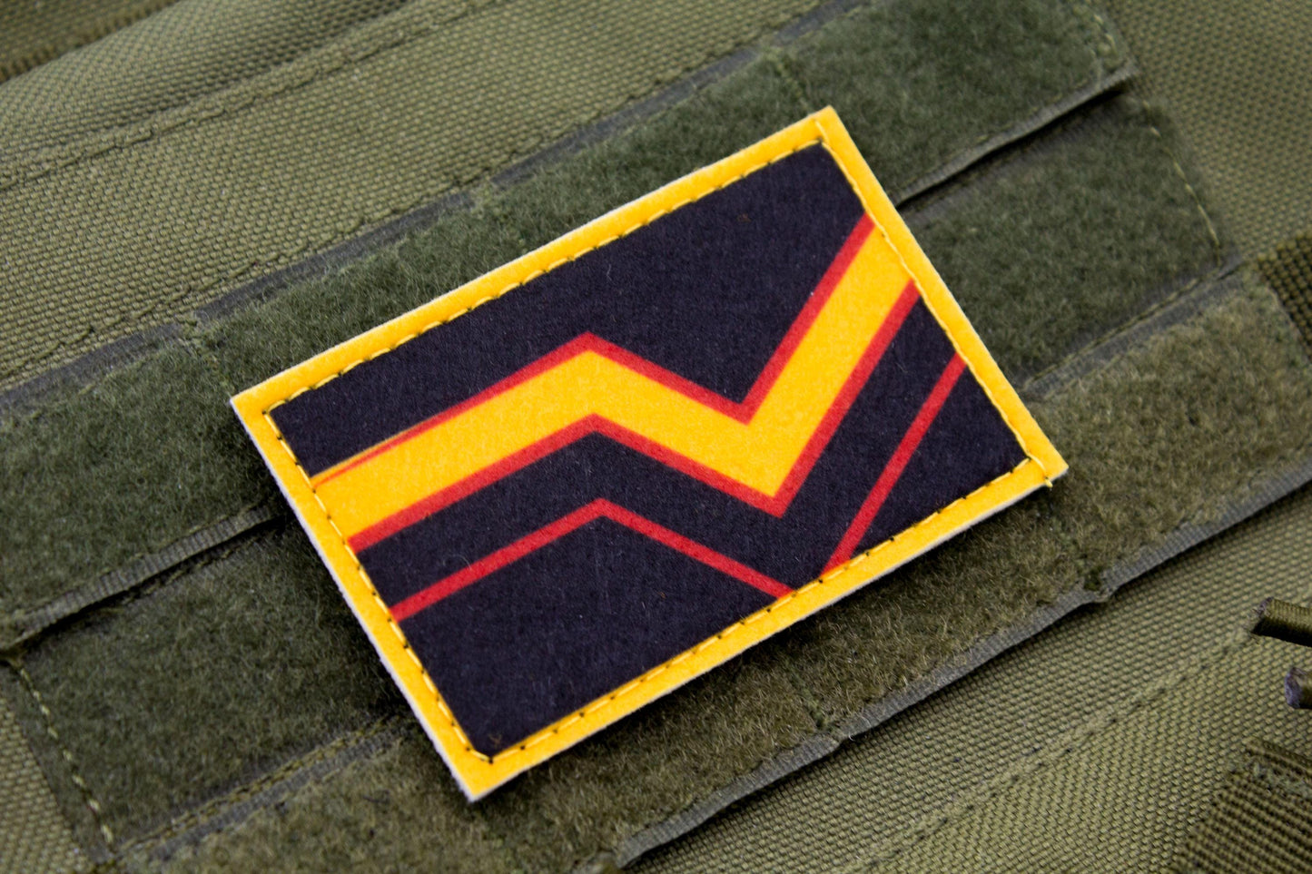 Rubber LGBT flag hook and loop patch