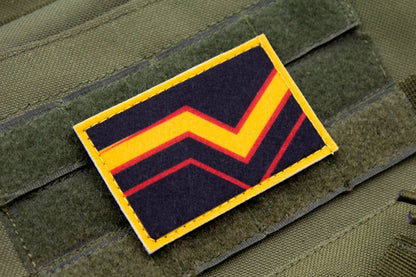 Rubber LGBT flag hook and loop patch