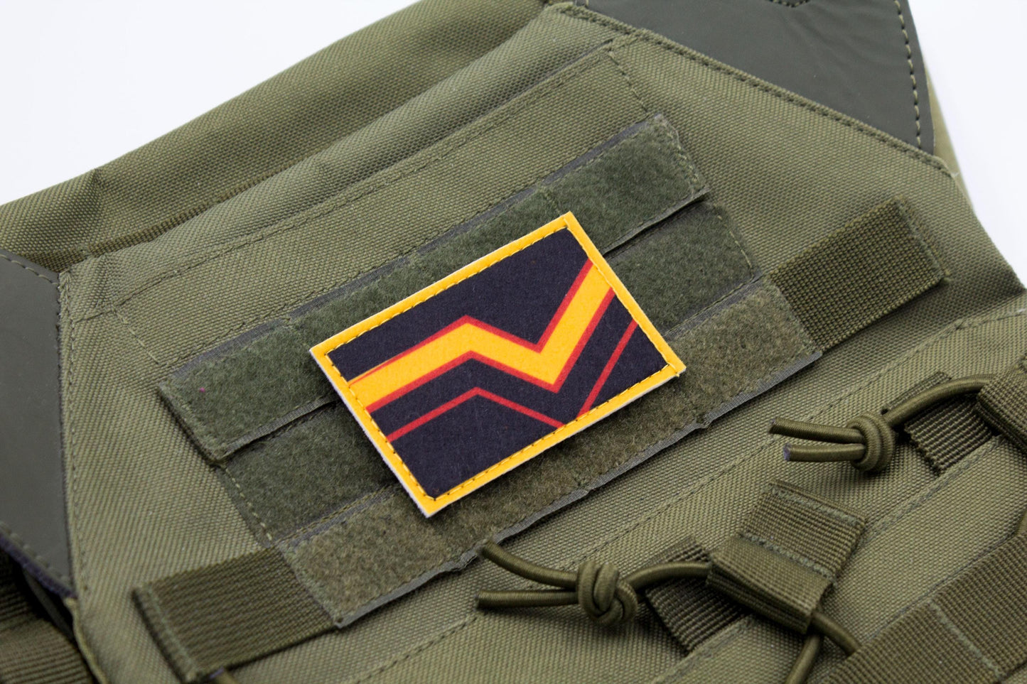 Rubber LGBT flag hook and loop patch