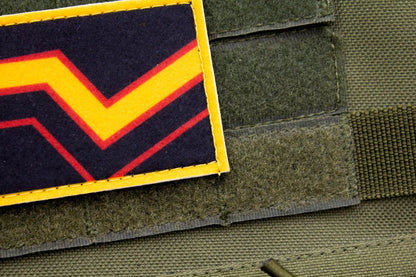 Rubber LGBT flag hook and loop patch