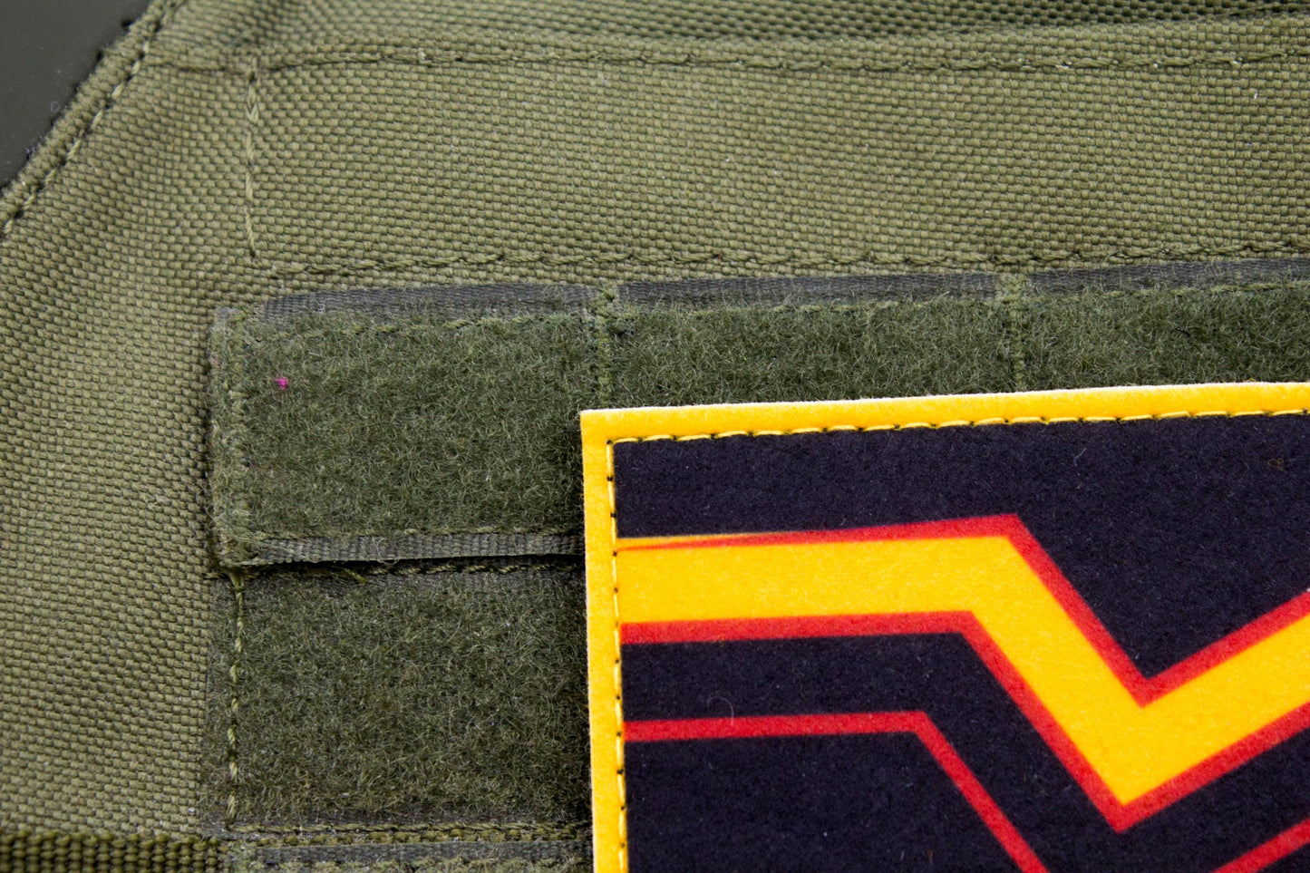 Rubber LGBT flag hook and loop patch