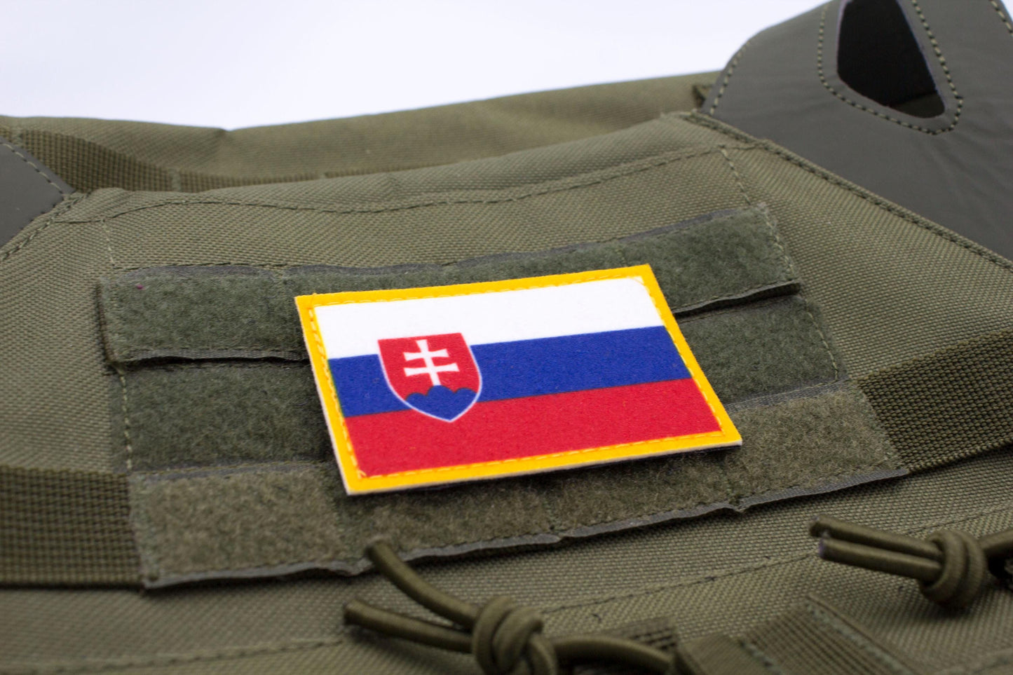 Slovakia flag hook and loop patch  Vlajka Slovenska