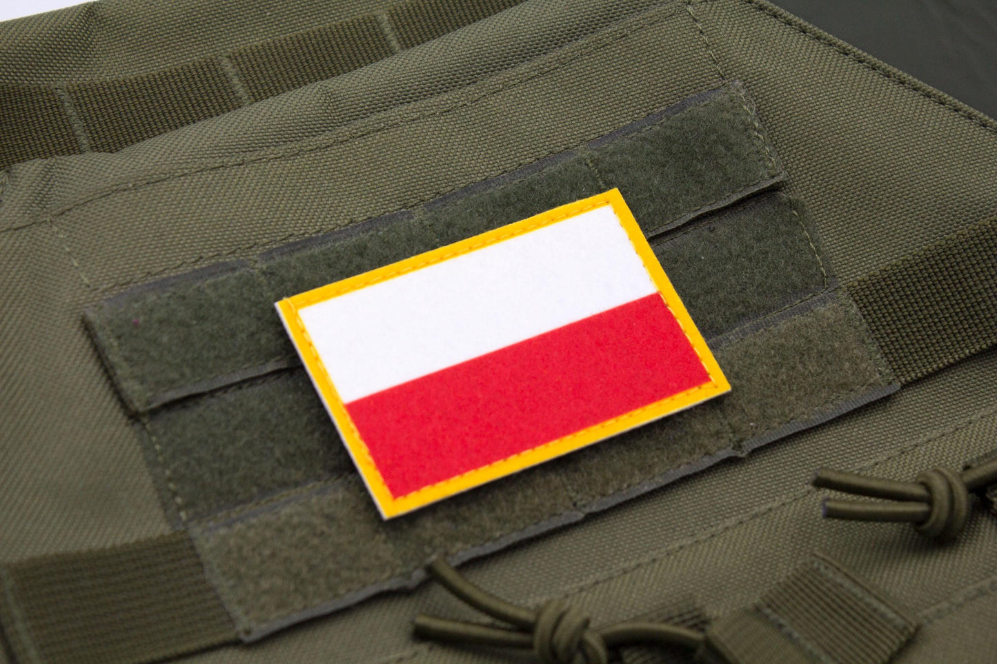 Poland flag hook and loop patch Flaga Polski