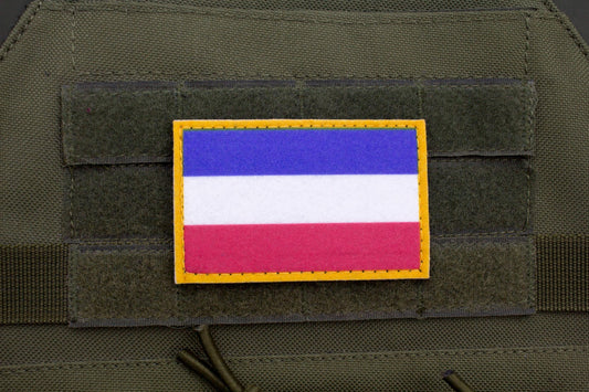 Heterosexuality flag hook and loop patch