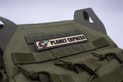 Planet express Futurama Cosplay hook and loop morale patch