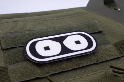 Futurama Bender eyes Cosplay hook and loop morale patch