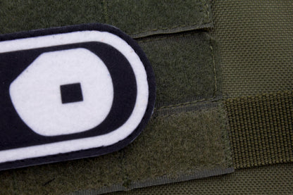 Futurama Bender eyes Cosplay hook and loop morale patch