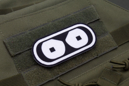 Futurama Bender eyes Cosplay hook and loop morale patch