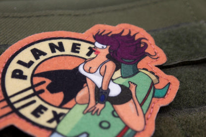 Futurama Leela Cosplay hook and loop morale patch