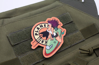 Futurama Leela Cosplay hook and loop morale patch