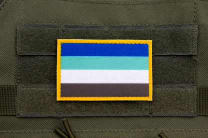 Fraysexuality LGBTQ flag hook and loop patch