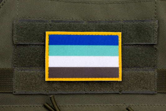 Fraysexuality LGBTQ flag hook and loop patch