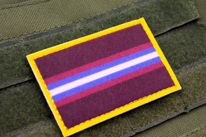 Gender non-conforming LGBTQ flag hook and loop patch