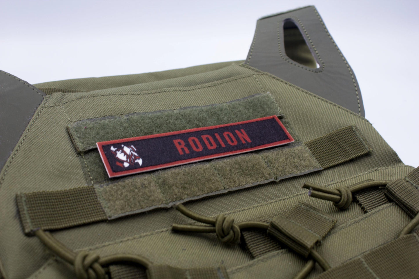 Rodion Limbus Company stripe hook and loop patch
