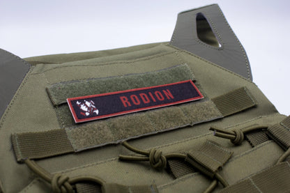 Rodion Limbus Company stripe hook and loop patch