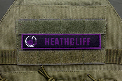 Heathcliff Limbus Company stripe hook and loop patch