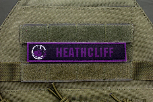 Heathcliff Limbus Company stripe hook and loop patch