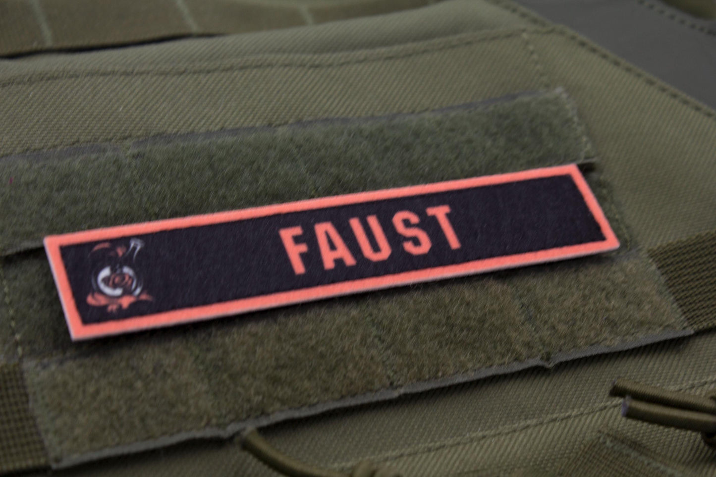 Faust Limbus Company stripe hook and loop patch