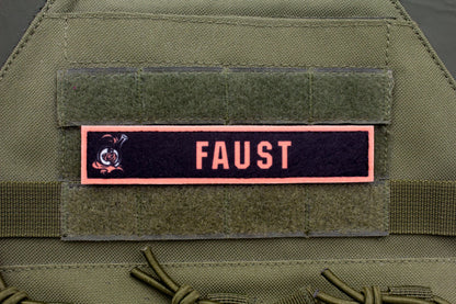 Faust Limbus Company stripe hook and loop patch