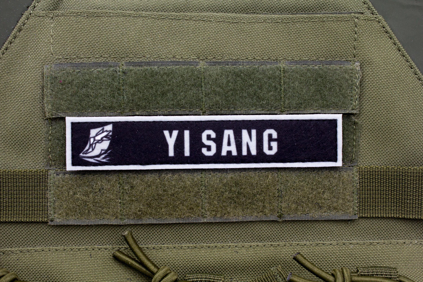Yi Sang Limbus Company stripe hook and loop patch