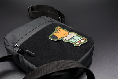 Сrossbody bag for hook and loop patches
