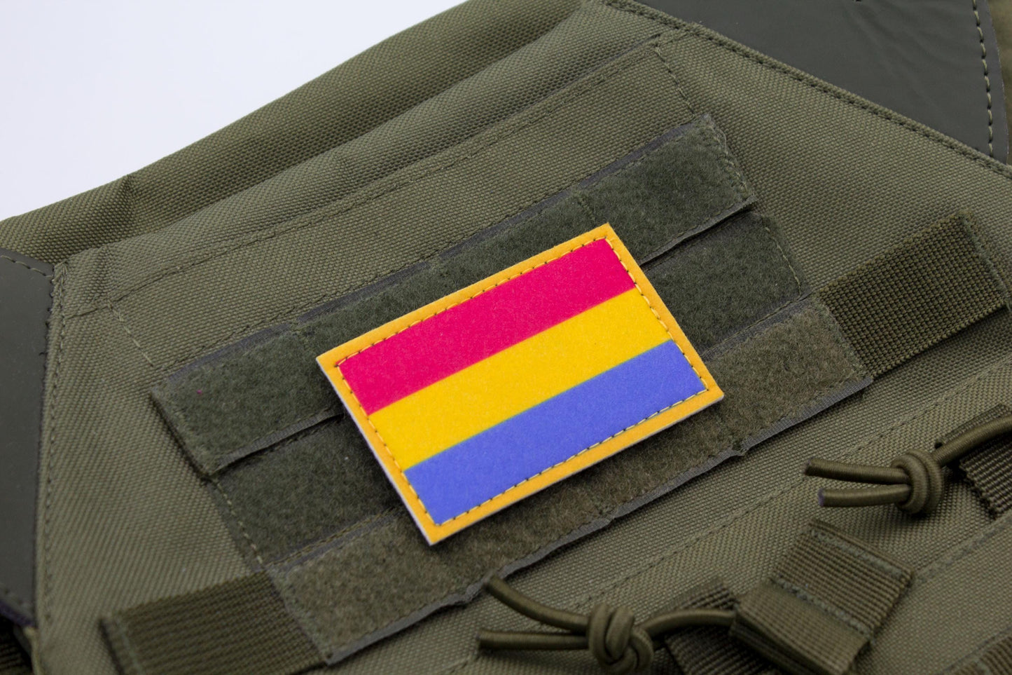 Pansexuality flag hook and loop patch