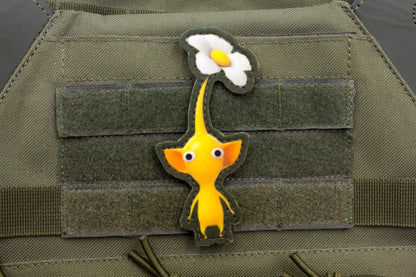 Yellow Pikmin video game hook and loop patch