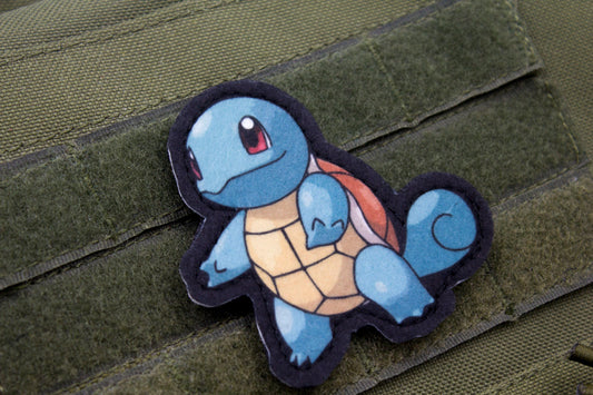 Squirtle Pokemon hook and loop anime patch