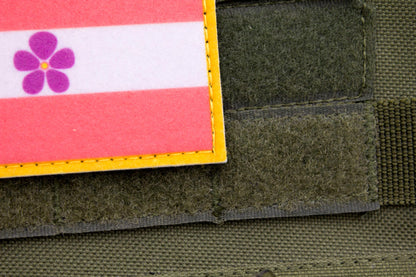 Sapphic flag hook and loop patch