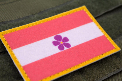Sapphic flag hook and loop patch
