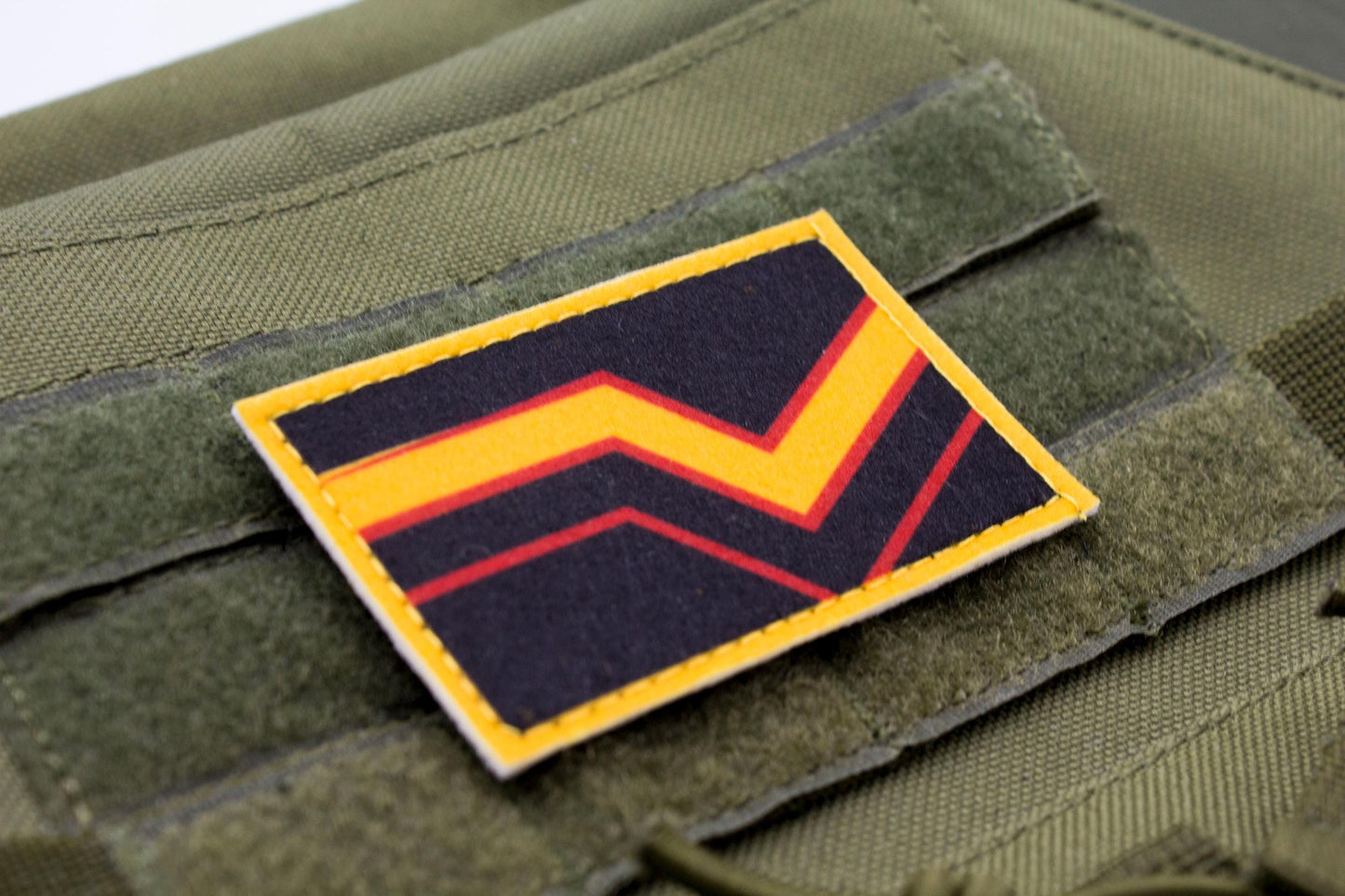 Rubber LGBT flag hook and loop patch