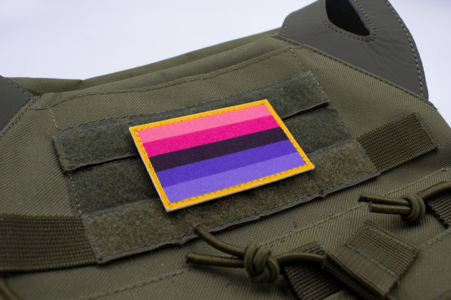Omnisexuality LGBT flag hook and loop patch