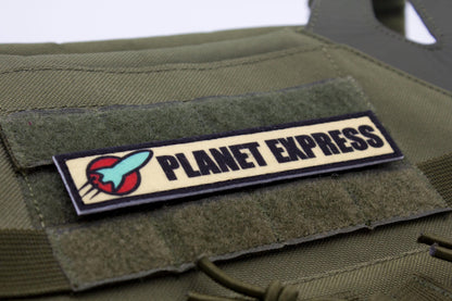 Planet express Futurama Cosplay hook and loop morale patch