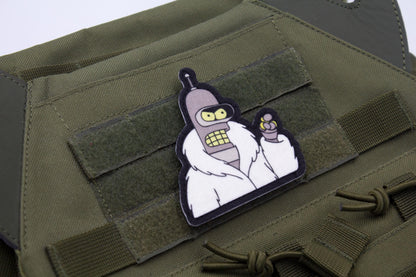 Futurama Bender Meme Cosplay hook and loop morale patch