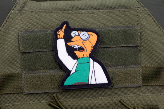 Farnsworth Futurama Cosplay hook and loop morale patch
