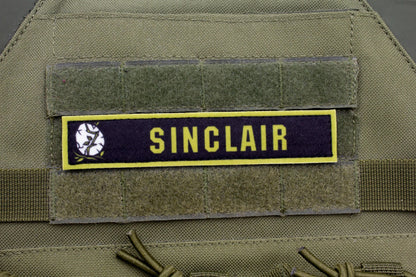 Sinclair Limbus Company stripe hook and loop patch