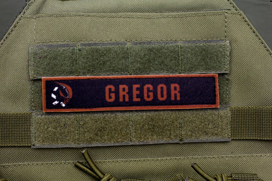 Gregor Limbus Company stripe hook and loop patch
