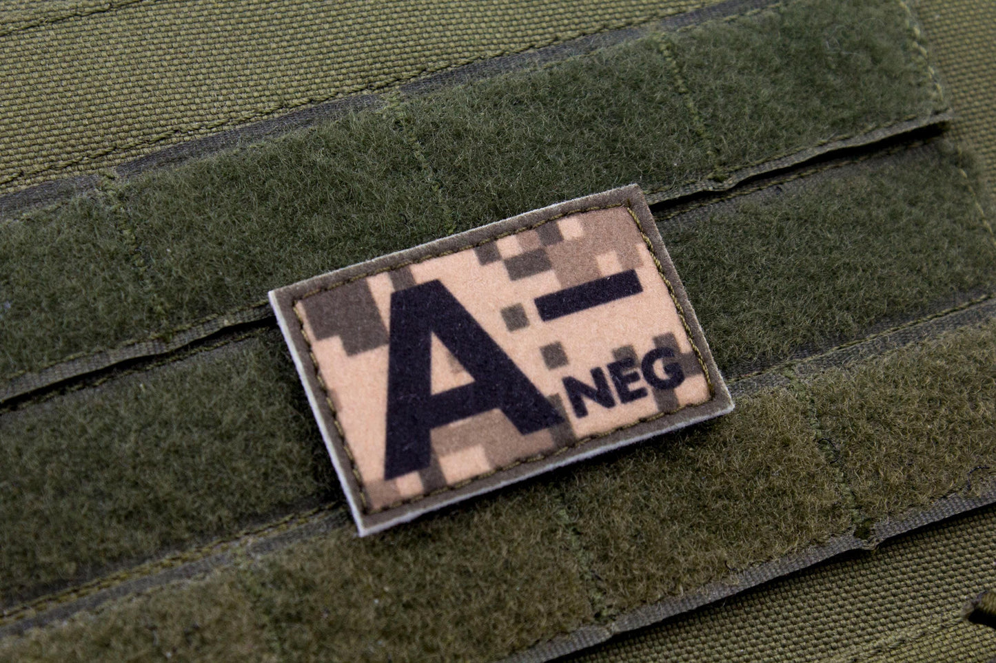 Blood type A- neg PIXEL paramedic emt patch