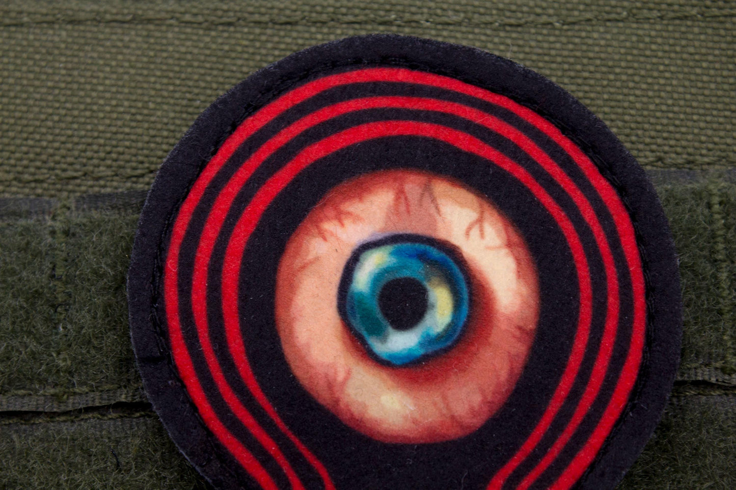 Mouthwashing hook and loop morale patch