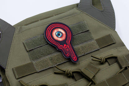 Mouthwashing hook and loop morale patch
