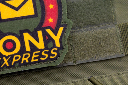 Pony Express Mouthwashing hook and loop morale patch