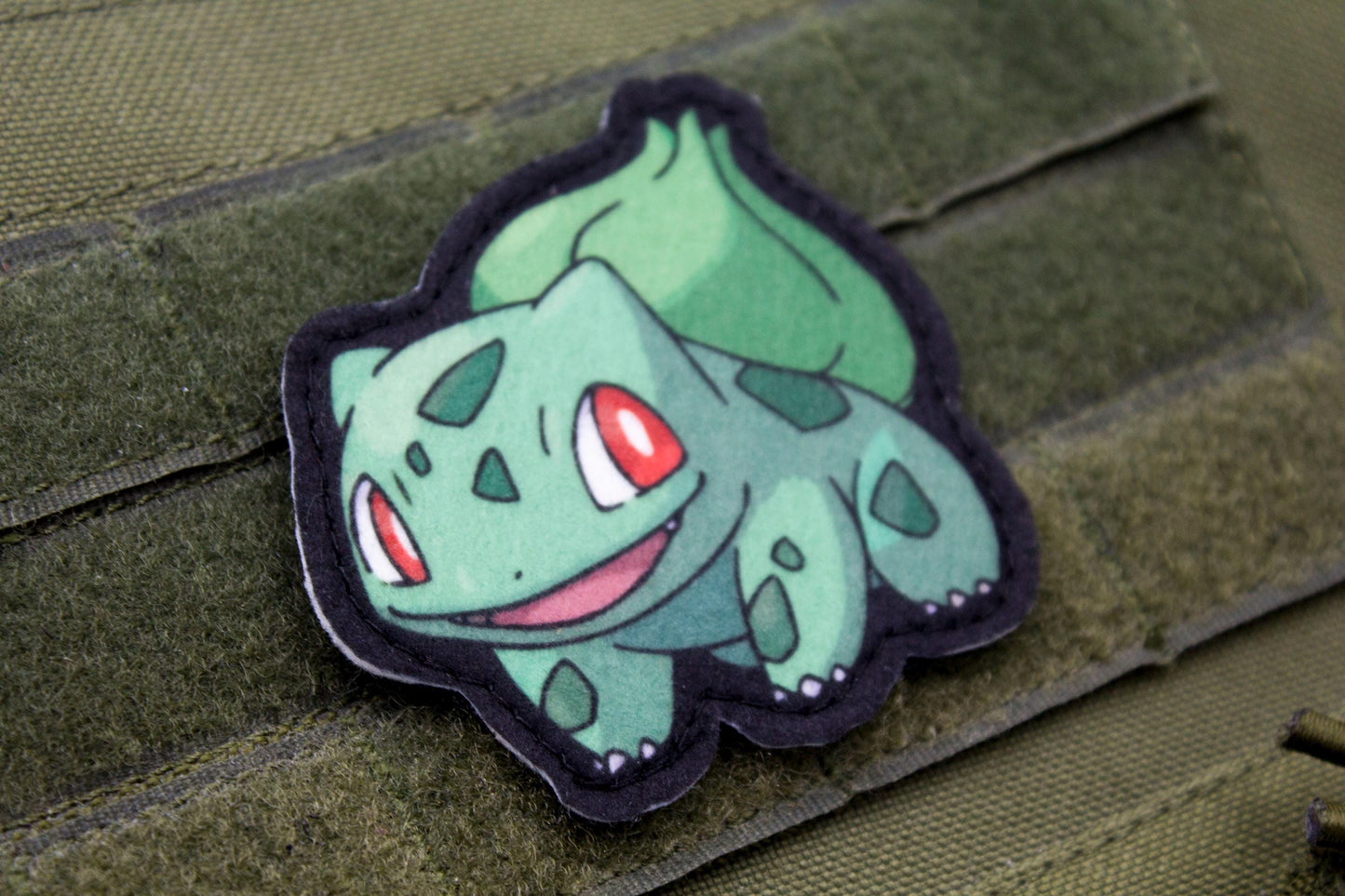 Bulbasaur Pokemon hook and loop anime patch