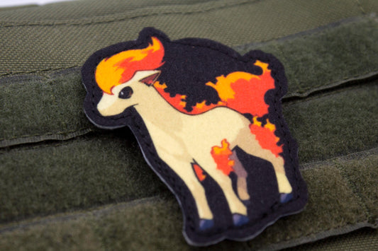 Ponyta Pokemon hook and loop anime patch